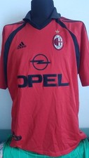 Ac Milan 2001-2002 Adidas Third Shirt Size XL Maglia Milan Serie A Vintage Rare