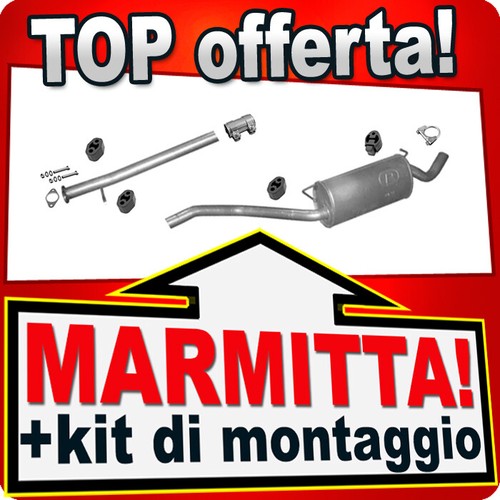 Silenziatore centrale per ford - silenziatore,