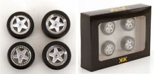 Modellino auto gomme ruote scala 1:18 FERRARI F40 RIMS AND TIRES SET modellismo