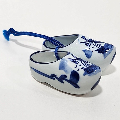 Coppia zoccoli vintage delft - zoccoli,