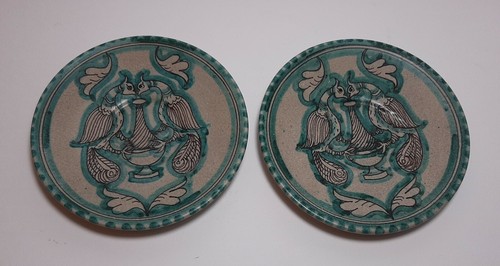 Coppia piatti ceramica - piatti,