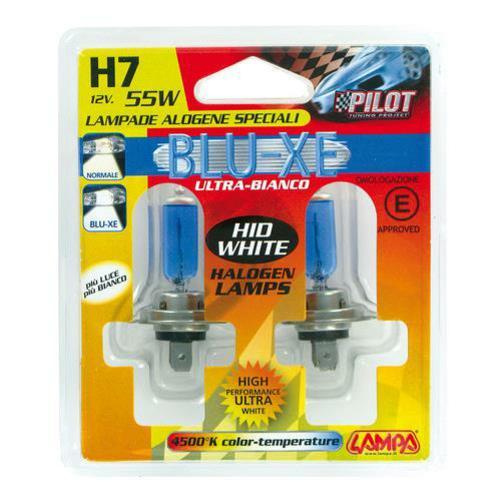 Lampada alogena blu xenon - blu, h7
