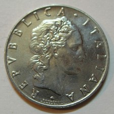 REPUBBLICA ITALIANA 50 lire