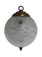 Boccia vetro Lampadario a sospensione in ottone e cristallo Applique di ricambio