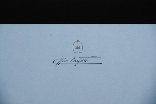 Carta intestata ettore bugatti - intestata,