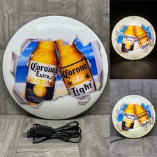 Insegna Luminosa Pulsante Strappo Birra Corona Vintage 2004 16” Testata Funzionante RARA