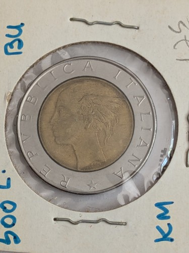 Italy coin 500 - lire, 1986