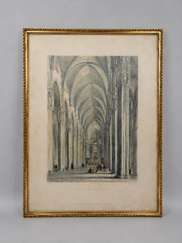 Stampa antica litografia 1843 - stampa,