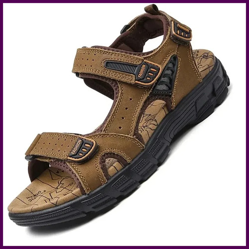 Sandali cuero moda - sandali, de