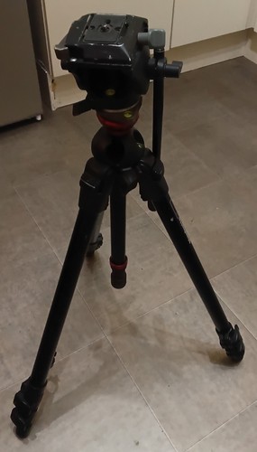 Manfrotto 755b treppiede con - manfrotto,