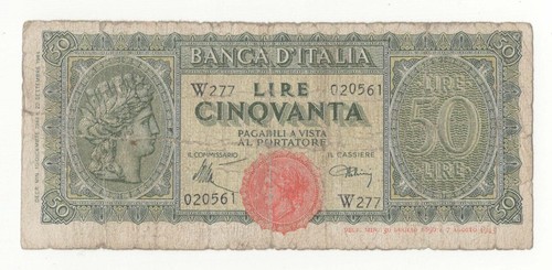 Lire italia turrita serie - 50,