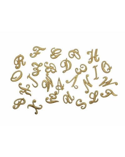 Lettera iniziali termoadesiva - lettera,