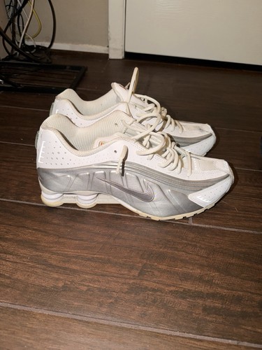 Nike shox bianco argento - nike, r4