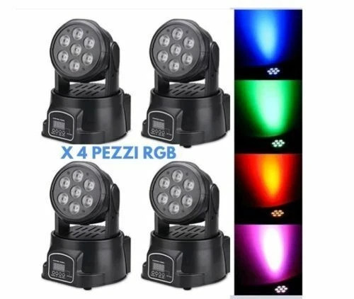 Proiettori led rgb testa - 4,