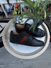 sneakers basse uomo nere Gucci