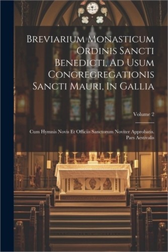 Breviarium monasticum ordinis - breviarium,