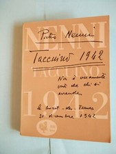 Nenni-Taccuino 1942 ed.1942 Avanti