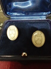 GEMELLI IN ARGENTO PER CAMICIA DA GALA  CONSIGLIO ALTI STUDI DIFESA CASD RARITÀ!