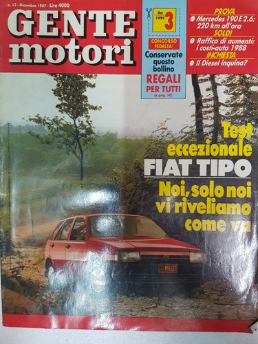 Gente motori anno - gente, 1987