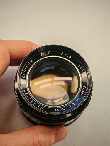 Vintage lens cosina - vintage, f/1.4