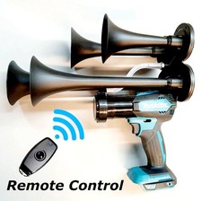 Makita tromba treno + telecomando 18V quad trapano a percussione sport barca compressore aria