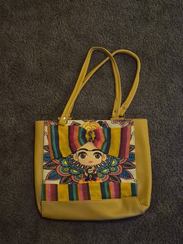 Borsa frida kahlo gialla - borsa,