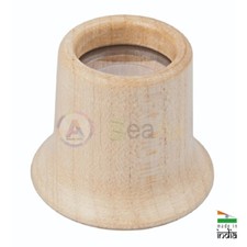 Monocolo da orologiaio in legno di faggio BeaAx con lente minerale ø 20 mm