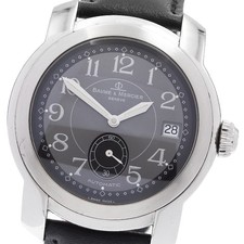 Orologio Uomo Automatico Baume & Mercier Cape Land MV045221 Data Quadrante Grigio_891845
