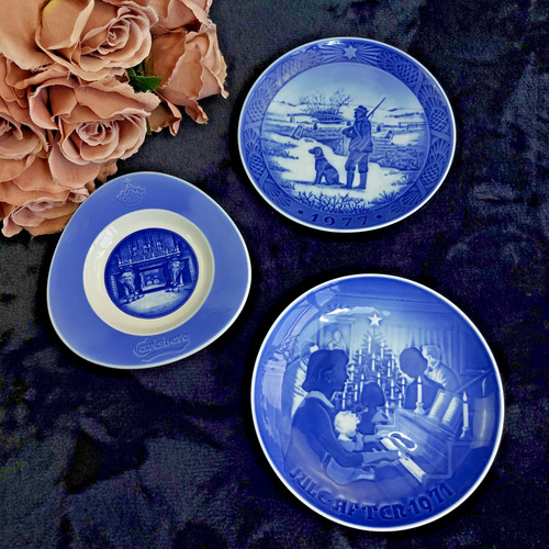 Royal copenhagen blue plates - 3,