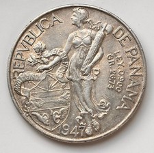 Panama 1 Balboa 1947 Vasco