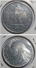 Italia 1 lira, 1941 XIX  KM
