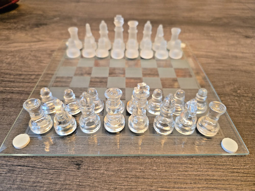 Set scacchi vetro - scacchi, pezzi