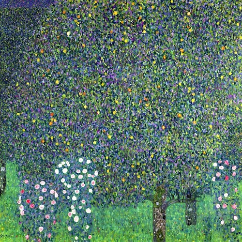 Quadro gustav klimt rose - quadro, sotto