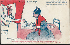 Comic/advertising - Captain Magazine - spillikins - Hammersmith pmk NY Day 1904