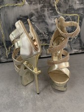 Tacchi 36 oro Nuovi Zeppa