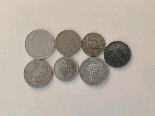 Monete mondiali lotto pezzi - mondiali,