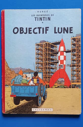 Album tintin objectif lune - tintin, eo