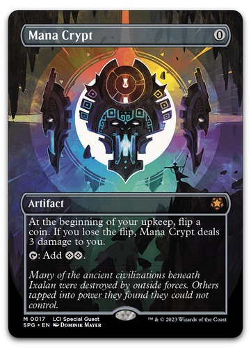 Mana crypt 17 - mana, (borderless)
