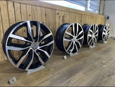Set cerchio in lega originale Madrid VW Golf 5G0601025D cerchio 7Jx17 ET49