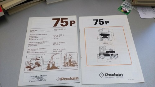 Escavatore poclain n 2 - escavatore,
