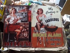 Lotto Stock 2 Insegne In Latta