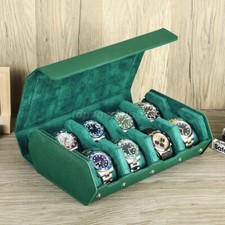 Vera pelle 4/6/8 slot orologio