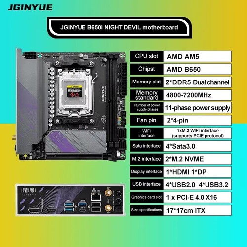 Scheda madre mini itx b650i - scheda,
