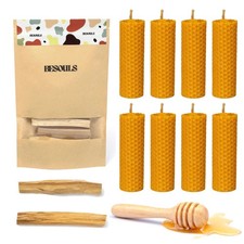 8 candele al Miele d Api 100%