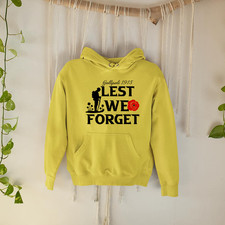 Felpa con cappuccio Lest We