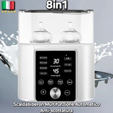 Scaldabiberon per Neonati Scaldalatte Universale Sterilizzatore per Biberon 8in1