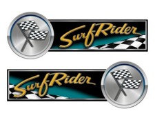 2 adesivi Surf Rider Yacht
