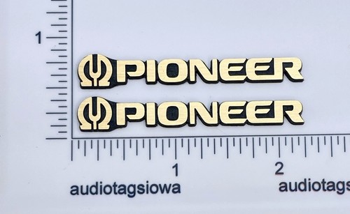 Coppia logo badge altoparlanti