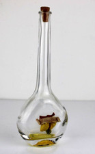 Bottiglia in vetro trasparente per da LIMONCELLO con tappo in sughero VINTAGE