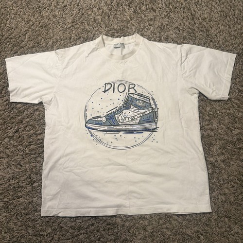 Maglietta dior con stampa - dior, logo